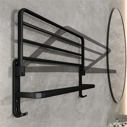 Multifunctional Aluminum Foldable Towel Rack