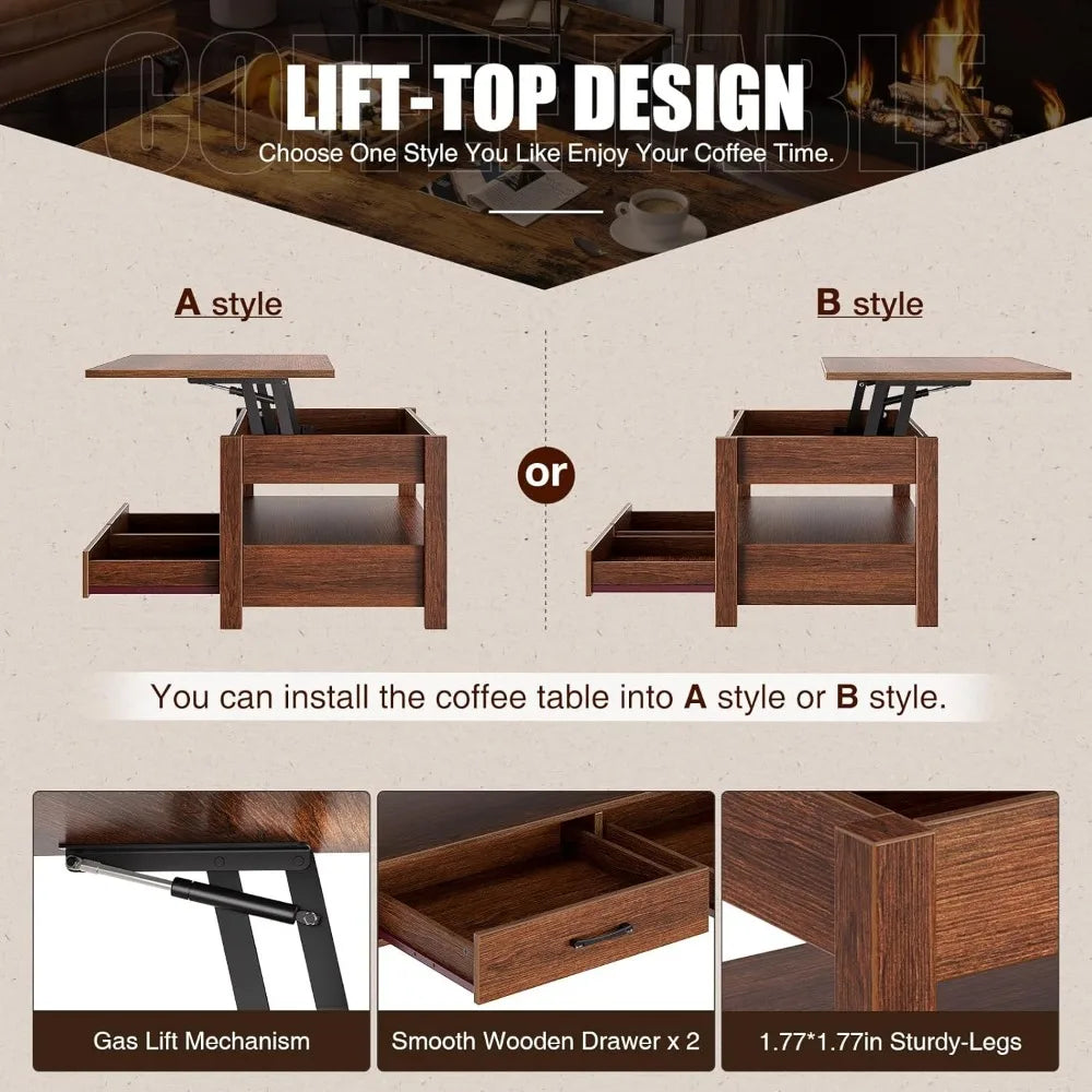 Lift Top Coffee Table