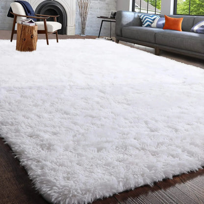 Fluffy Fuzzy Area Rugs