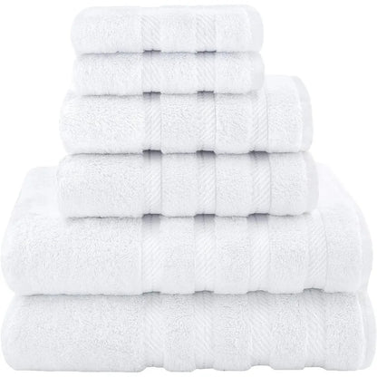 100% Cotton Luxury 6 Piece Towel Set