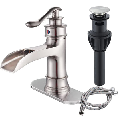 Farmhouse Waterfall Bathroom Faucet