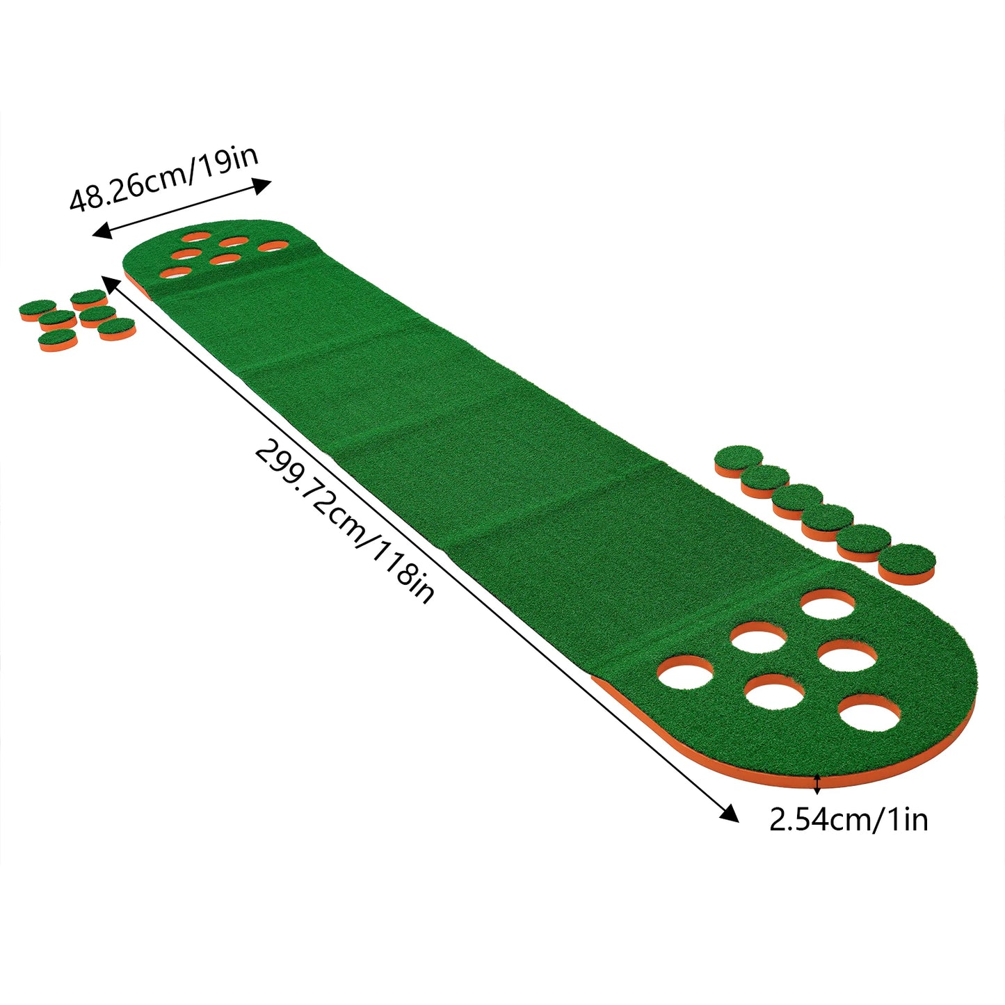 Mini Golf Course Putter with Hole Training