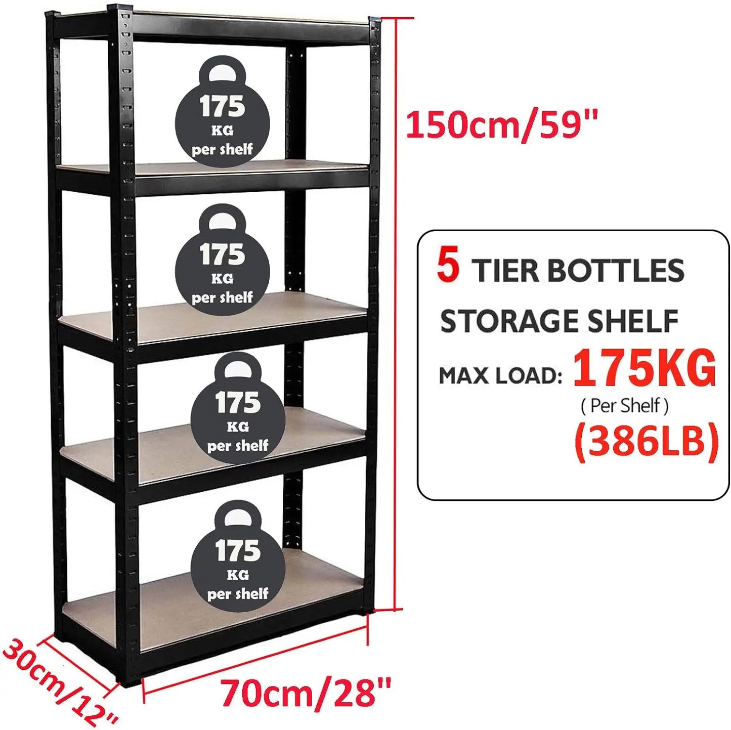 Metal Shelves Storage Boltless Rack