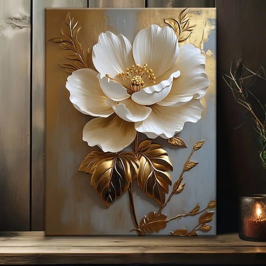 Vintage Gold Flower Wall Decoration