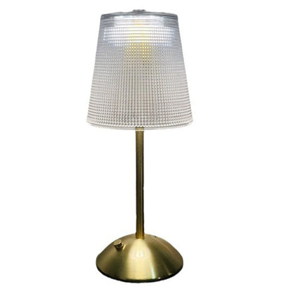 Crystal Table Lamp Metal Base Eye Protection Night Light Rechargeable