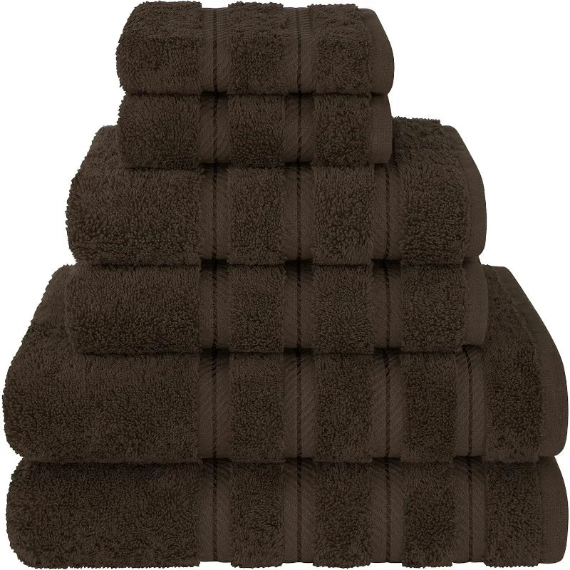 100% Cotton Luxury 6 Piece Towel Set