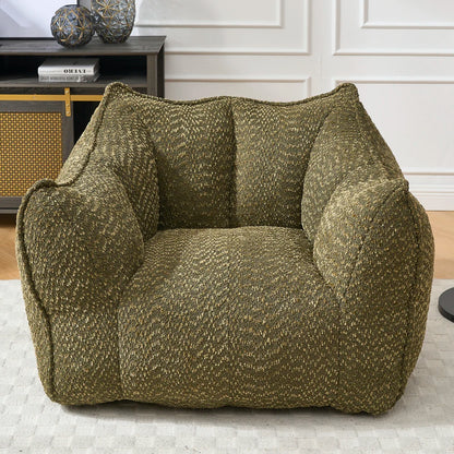 47" Bean Bag Chairs Large Bean Bag Couch for Adults Stuffed Sofa Chair