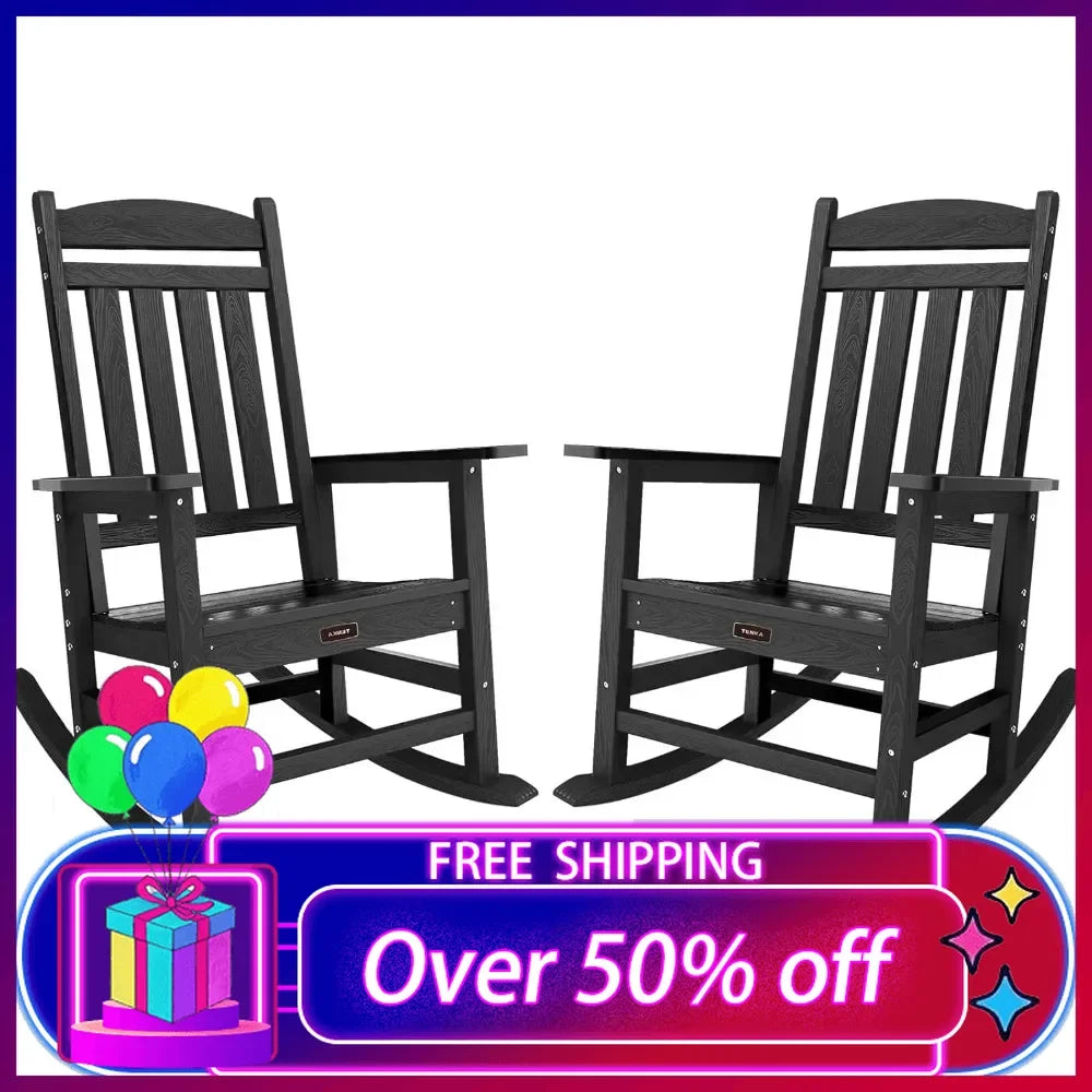 Oversized Rocking Chair Set