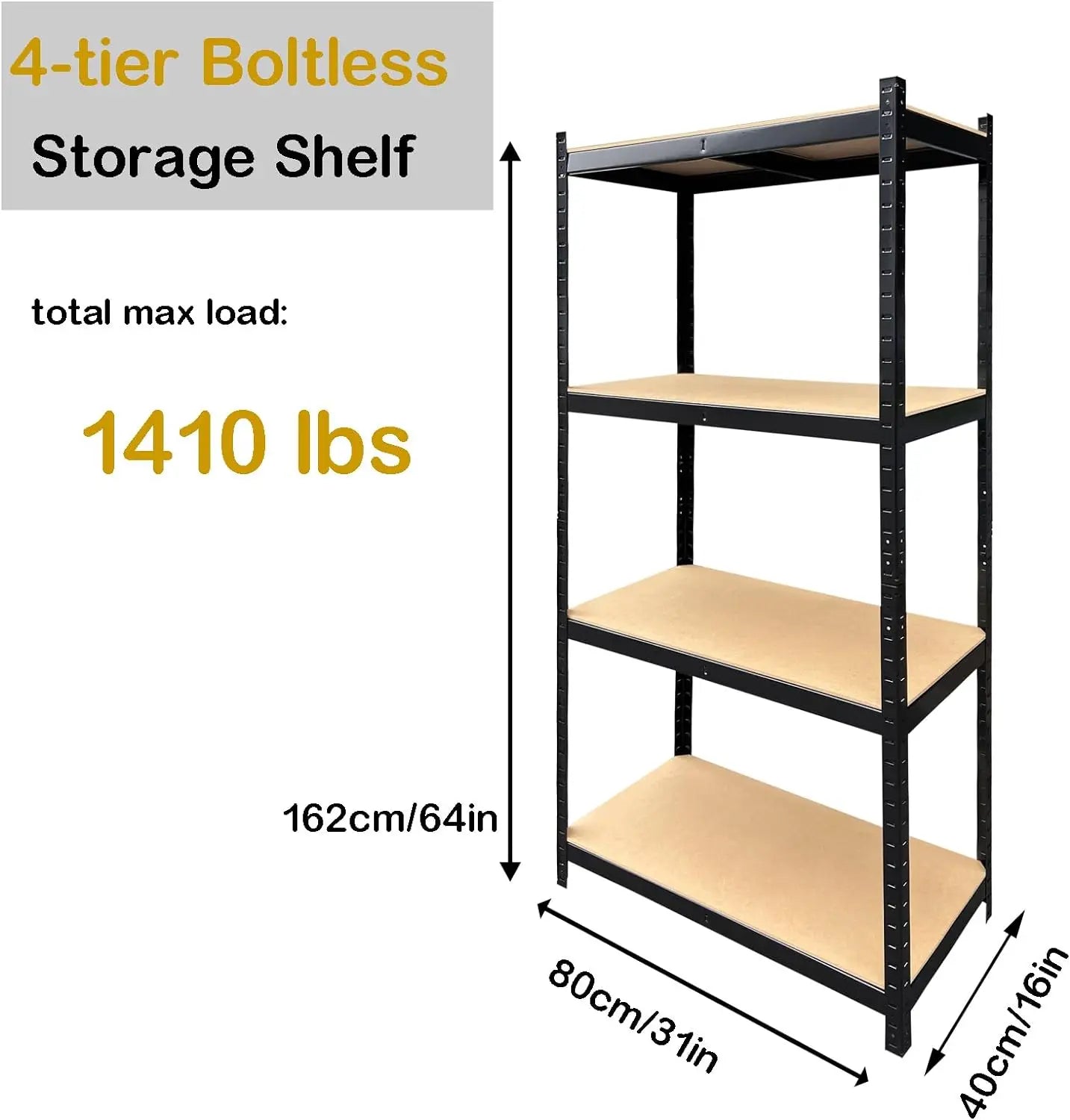 Metal Shelves Storage Boltless Rack