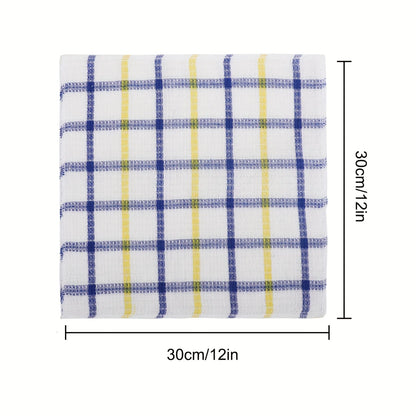 12pcs Kitchen Dish Cloths, Soft Absorbent Dishwashing Towel