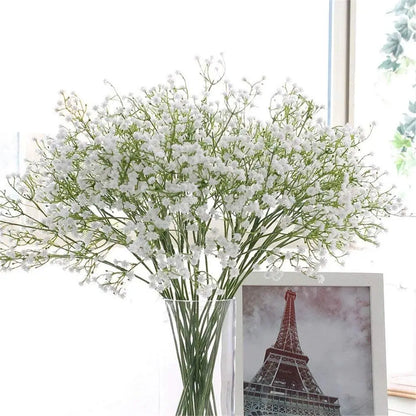 Artificial Flowers 12Pcs 21 Baby Breath/Gypsophila Fake Silk Plants