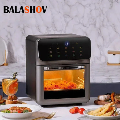 Electric Air Fryer Large Capacity Convection Oven, Deep Fryer