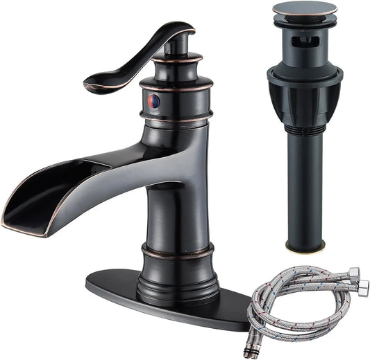 Farmhouse Waterfall Bathroom Faucet