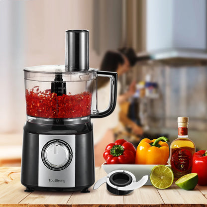 6 in1 800W Black Food Processor