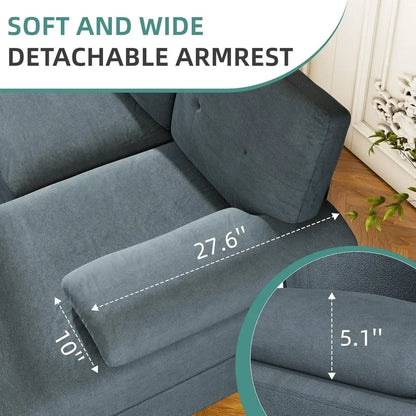 4 Seat U-Shaped Sofa Couch Living Room Furniture