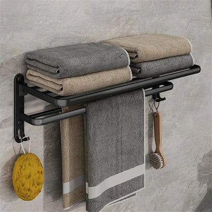 Multifunctional Aluminum Foldable Towel Rack