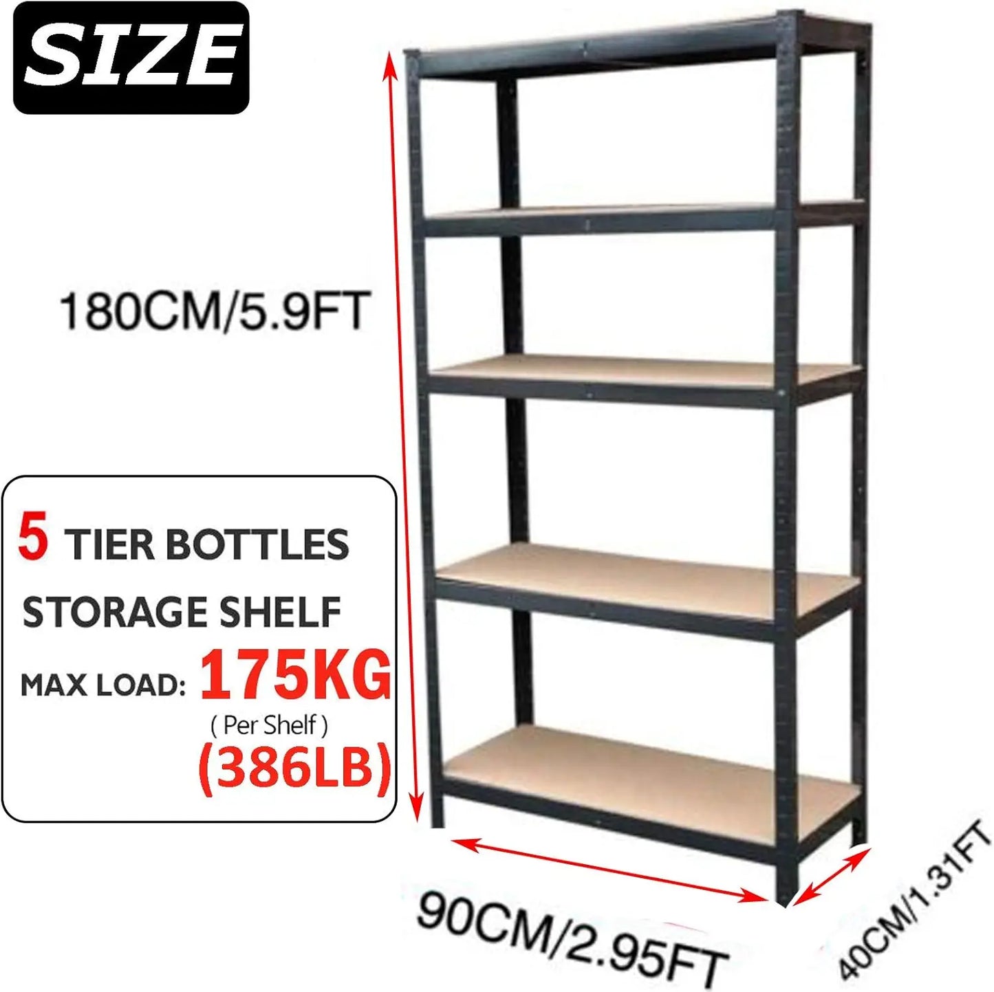 Metal Shelves Storage Boltless Rack