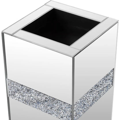28" Large Crushed Diamond Floor Vase