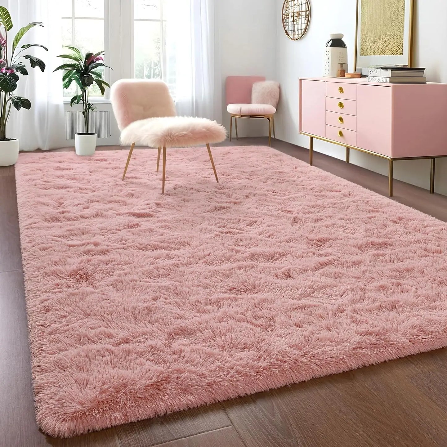 Fluffy Fuzzy Area Rugs