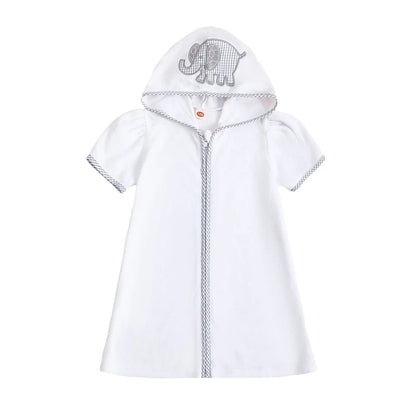 Children's Robe with Cute Animal Embroidery Robe