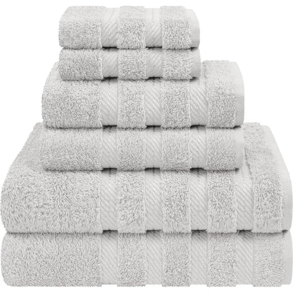 100% Cotton Luxury 6 Piece Towel Set