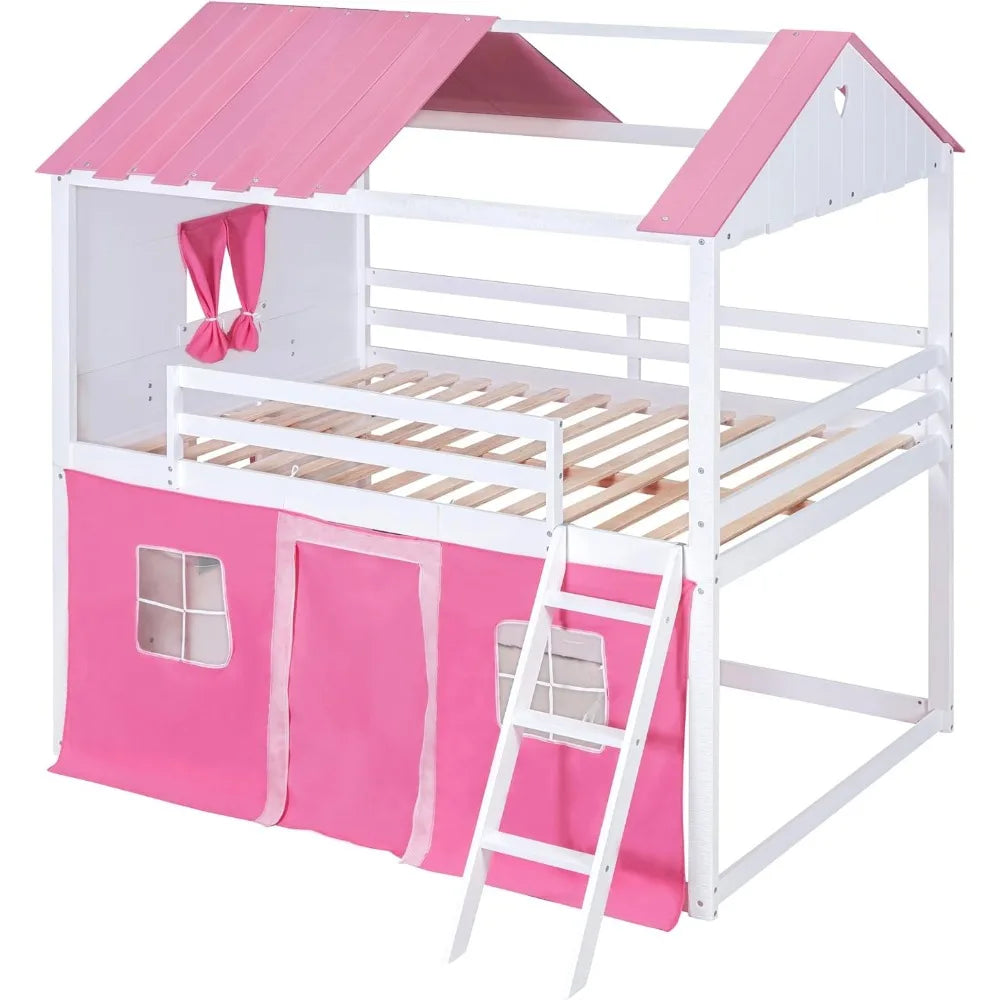 Kids Bunk Bed with Tent