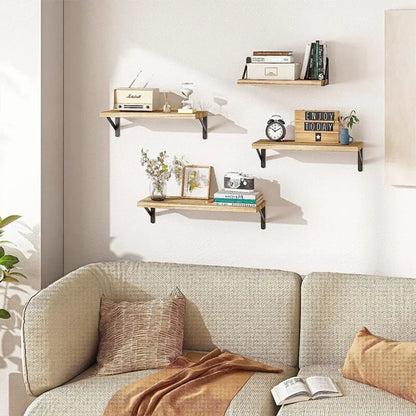 Wooden Wall Floating Shelves