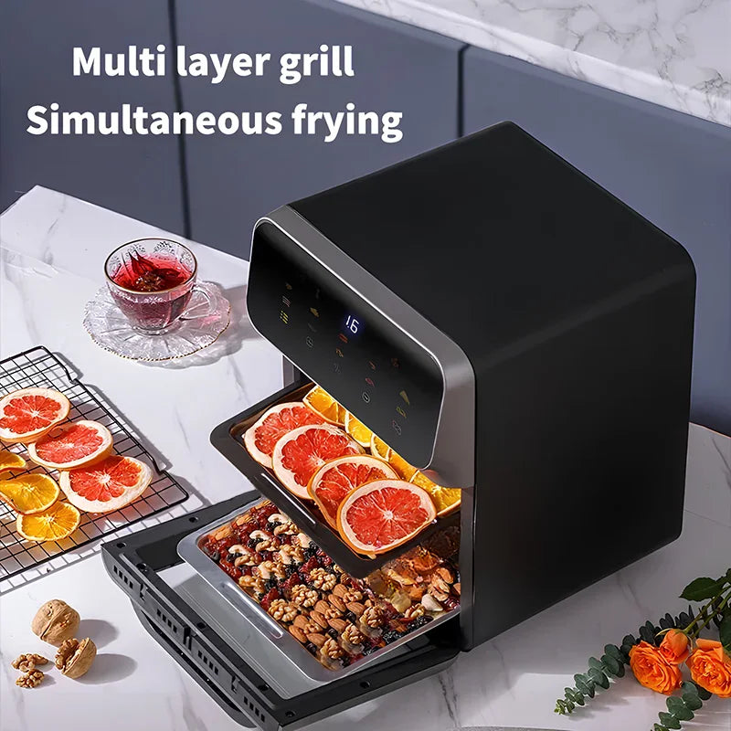 Electric Air Fryer Large Capacity Convection Oven, Deep Fryer