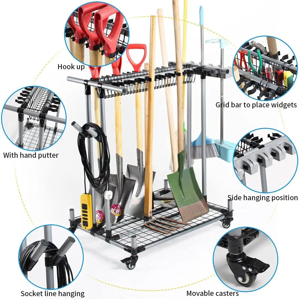 Mobile Garden Tool Organizer